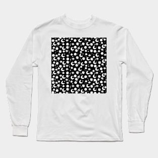 Cosmis space in black and white Long Sleeve T-Shirt